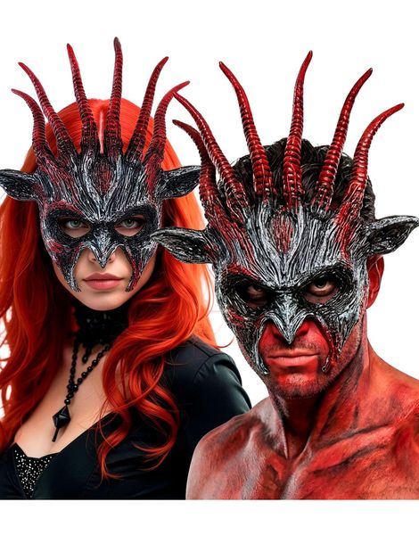 Infernal Beast - Demon/Monster Maske i Hardplast