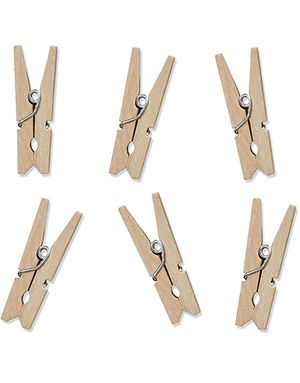 10 stk BEIGE Treklyper til Dekorasjon 3,5 cm