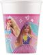 8 stk Pappkrus 200 ml - Lisensiert Barbie