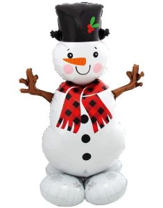 Snømann AirLoonz Folieballong - 88x139 cm