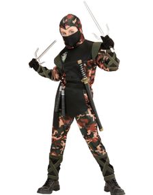 Ninja-Soldat Barnekostyme
