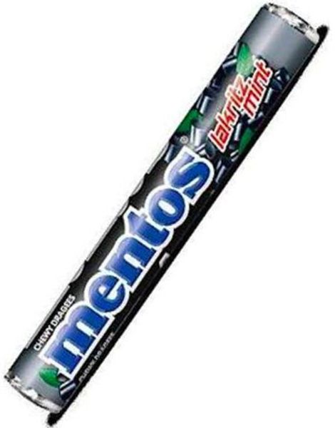 Mentos Rull Liquorice Mint 37,5 gram