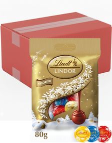 1782777600_116 stk Lindt Lindor Assorted - Forskjellig Sjokolade Trøfler med Fyll - Hel Eske 1,28 kg