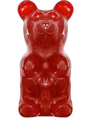 KJEMPESTOR Gummi-Bjørn på Pinne - 227 g - Strawberry