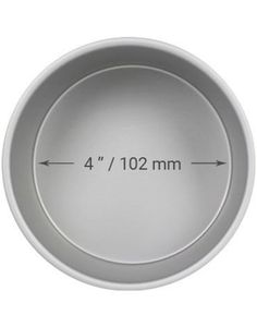 PME Rund Kakeform i Aluminium Ø10 x 7,5 cm