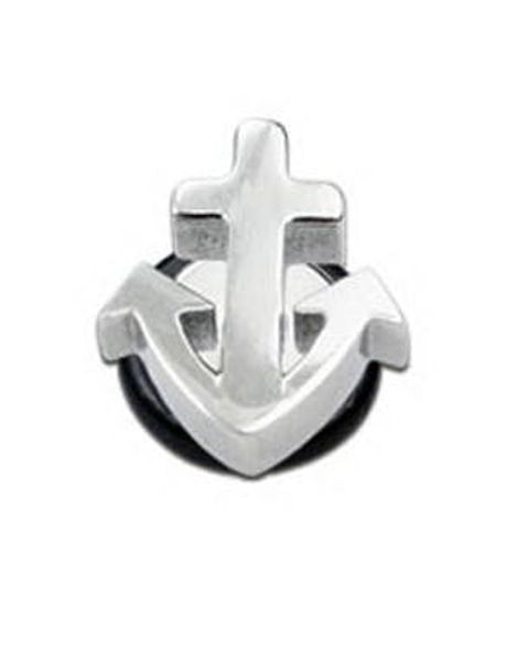 Laser Cut Silver Anchor - Fake Plugg