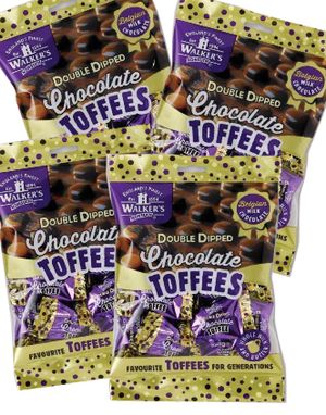 12 stk Walkers Double Dipped Chocolate Toffees - Hel Eske