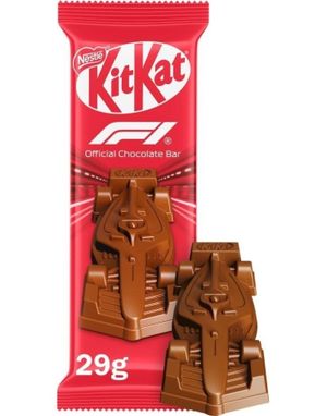 KitKat F1 Chocolate Car Figure - F1 Bilformet Sjokoladefigur - Limited Edition 29 gram