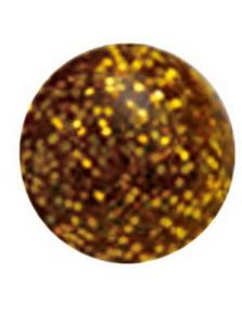 Glitrende Gullfarget - 5 mm Akrylkule til 1,6 mm stang