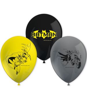 8 stk Ballonger 28 cm - Batman