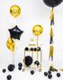 30th Birthday - Rund Gullfarget Folieballong 45 cm