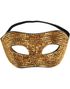 Øyemaske med Gullfargede Stener