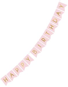 Happy Birthday Banner - 15x175 cm