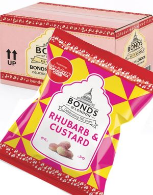 12 stk Rhubarb & Custard - Bonds of London (UK)