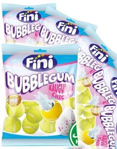 12 stk Fini Tennis Balls - Tennisball Tyggegummi med Pulverfyll - Hel Eske 900 gram