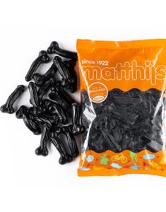 1 kg Matthijs Drop Lullen - Penisformet Myk Lakris