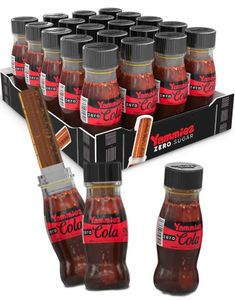30 stk Yammiez Cola Zero Pop - Kjærlighet i Mini Colaflaske - Hel Eske 450 gram