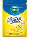 Vicks Fruity Fresh Halspastiller med Sitron og Menthol Smak - Sukkerfri