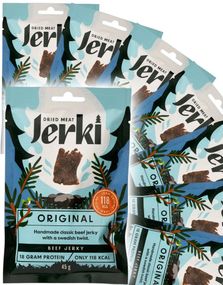 20 stk Jerki Original Beef Jerky - Hel Eske 900 gram