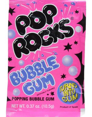 Pop Rocks Crackling Gum med Tyggegummi Smak (USA Import)
