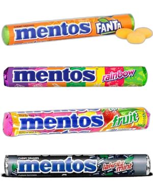Taste Them All - Mentos Rull -Fire Smaker - Pakketilbud