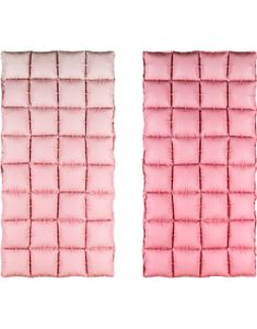 Tosidig Rosa Waffle Folie Ballong for Backdrop/Bakgrunn 55x110 cm