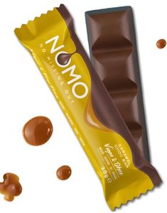 Nomo Caramel - Vegansk Sjokoladebar med Karamel  38 gram