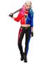 Jester Fatale - Harley Quinn Inspirert Damekostyme - Medium