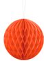 Orange Honeycomb Ball VELG STØRRELSE 10-20 cm