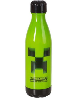 Minecraft Creeper Vannflaske i Plast 660 ml - Lisensiert