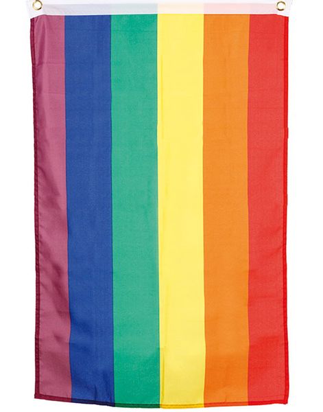 Regnbuefarget Flagg 150x90 cm