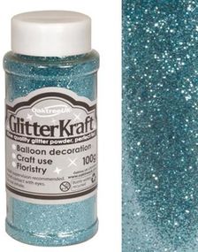 Lys Blått Hobbyglitter 100 gram