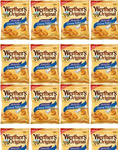 18 stk Sukkerfri Werthers Original Creamy Toffee - Hel Eske 1440 gram