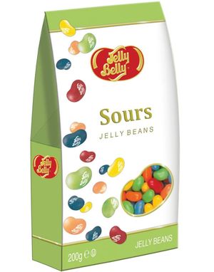 Jelly Belly Sours Mix - Gaveboks med Sure Gelebønner 200 gram (USA Import)