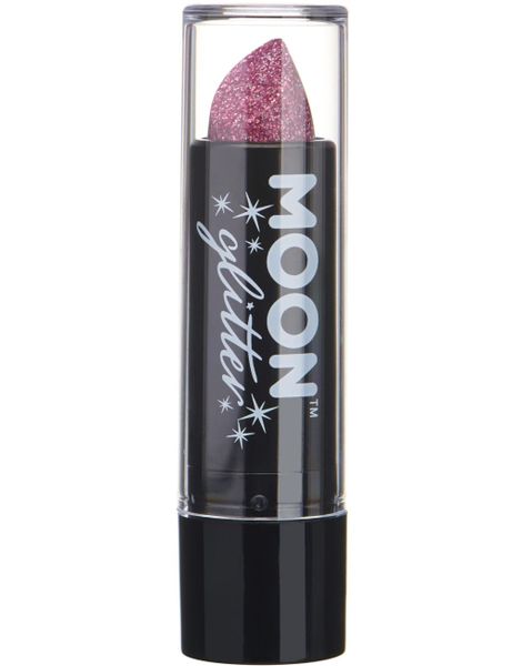 Rosa Leppestift med Glitter