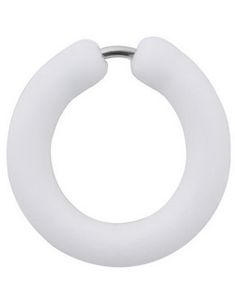 Silikon White Circle - Fake Piercing