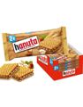 18 stk Ferrero Hanuta Wafer - Sprø Vaffelkjeks med Hasselnøtt og Kakaofyll - Hel Eske 792 gram