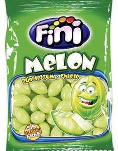Fini Melon Bubblegum - Pose med Melonformede Tyggegummier 75 gram