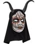 Commedia Dell'arte Demonmann - Maske Med Hette