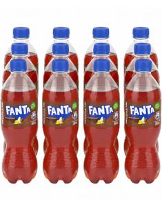 12 stk Fanta Banana Chocolate Flavour - Brus med Banan- og Sjokoladesmak 12x500 ml (Kina)
