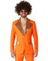 Orange Disco Dress med Gulldetaljer - Suitmeister - Medium