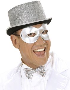 Sølvfarget Fidelio Øyemaske
