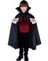 Svart Vampyr/Djevelkappe til Barn - 75 cm