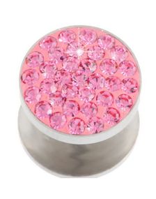 Sparkling Pink Stones - Fake Plugg
