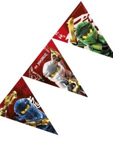 Banner med Vimpler 2,3 meter - Lego Ninjago
