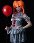 Lisensiert Sølvfarget Pennywise Kostymesett til Dame