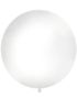 HVIT Pastellfarget Rund JUMBO Ballong 1 meter