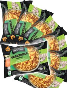 30 stk Asia's Best Instant Noodle Vegetable 1950g - Grønnsaks Nudler - Hel Eske