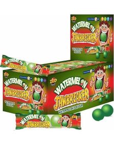 1767830400_140 stk 4-pk Zed Jawbreaker med Smak av Vannmelon og Kjerne av Tyggegummi 1320 g - Hel Eske