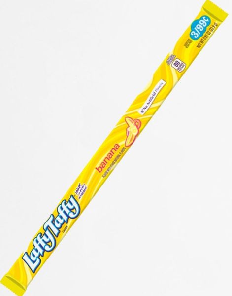 Laffy Taffy Banana - Karamellstang med Banansmak 23 gram (USA Import)